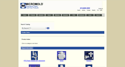 Desktop Screenshot of catalog.micromold.com